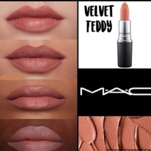 NEW! MAC Cosmetics 617 Velvet Teddy Matte Lipstick (deep tone beige nude)